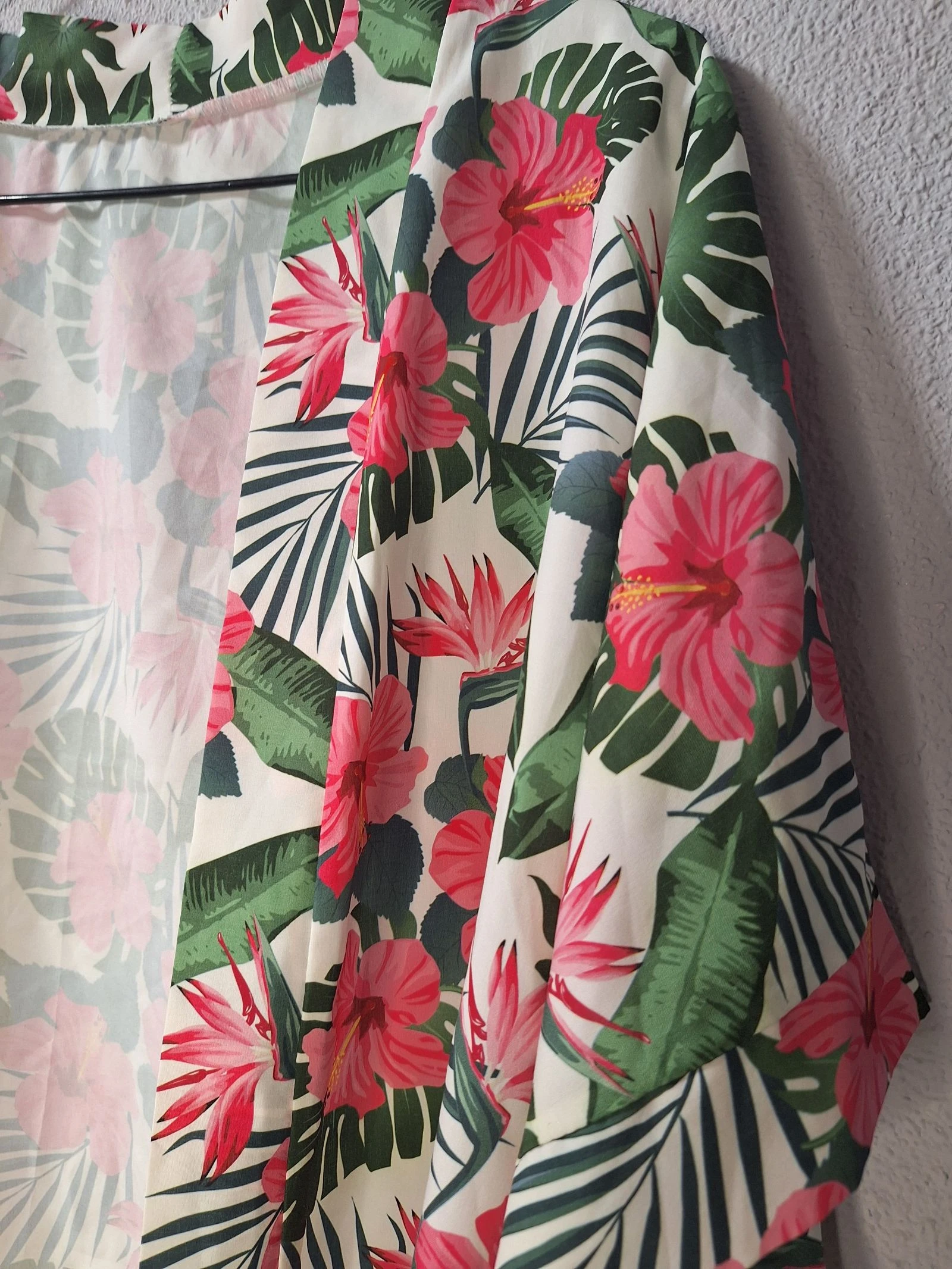 Tropical Hawaiian Flower Overshirt XL XXL Loose – photo 2